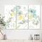 Designart - Aqua Rose Natural Element - Farmhouse Premium Canvas Wall Art